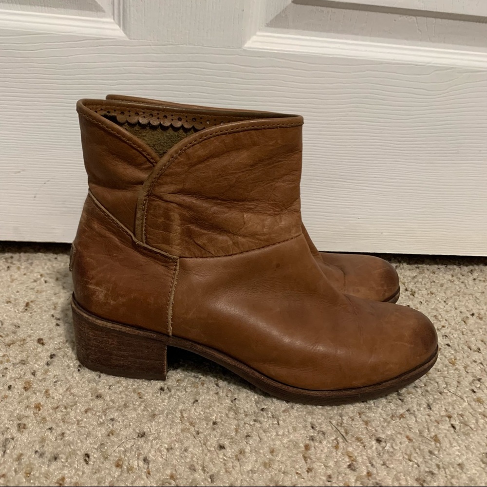 UGG leather boots size 8